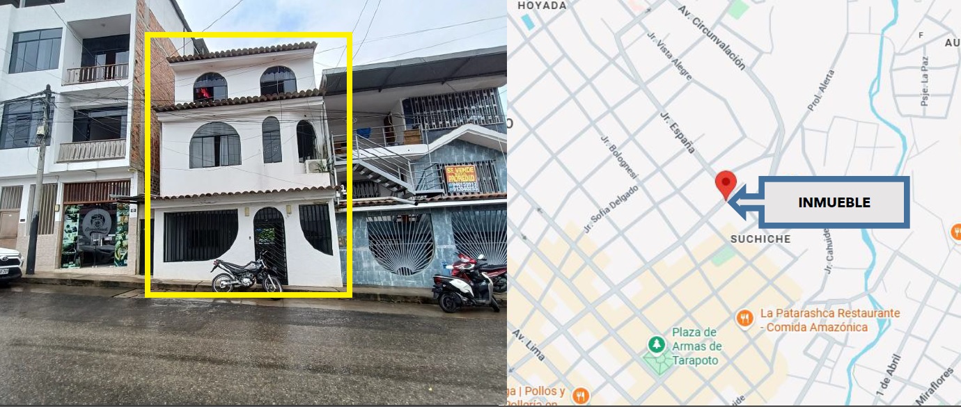 Predio Urbano en remate judicial en Tarapoto — San Martín