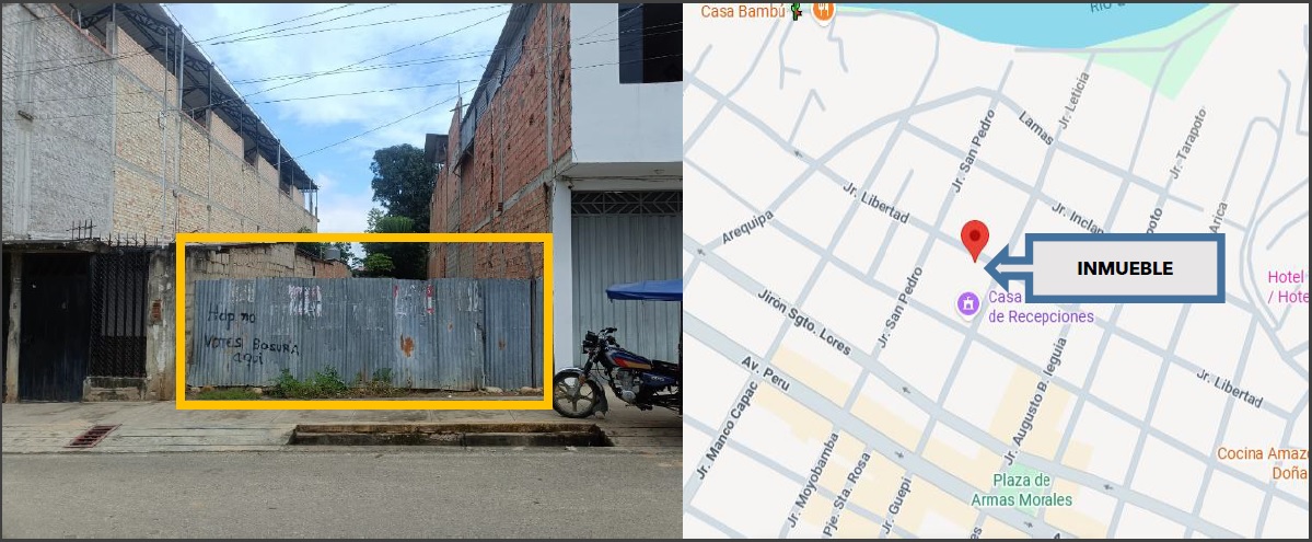 Predio Urbano en remate judicial en Morales — San Martín